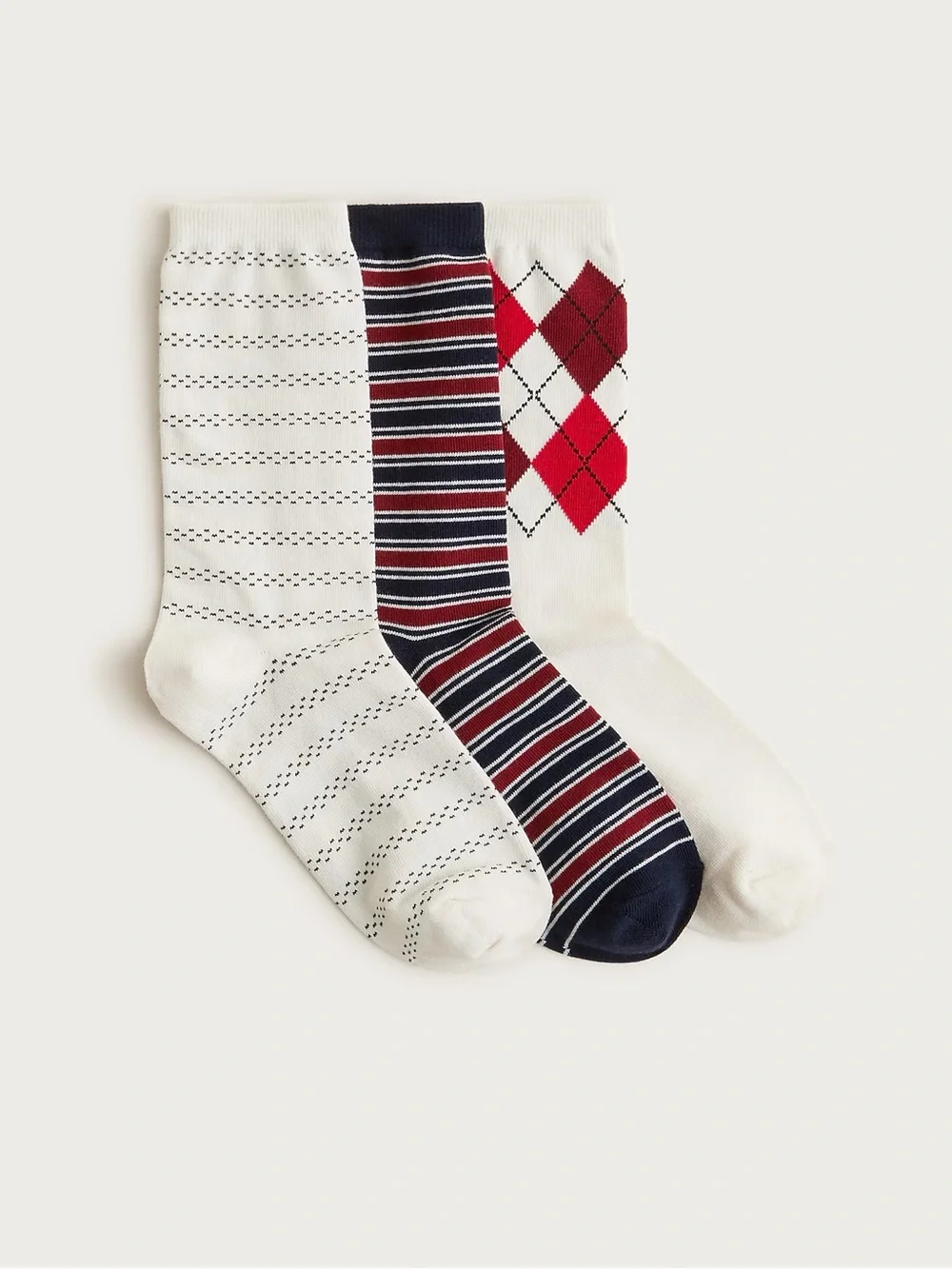 J. Crew 3 pack socks